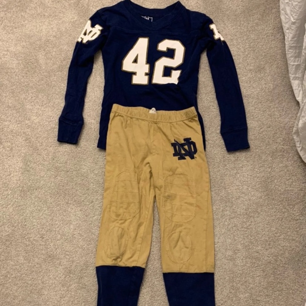 Boys Notre Dame Football Pajamas